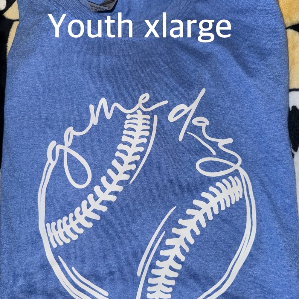 Blue 'Game Day' Kids T-Shirt